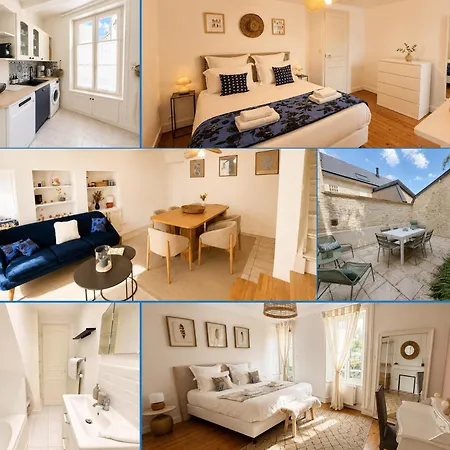 Ecrin De - Maison De En Hypercentre De - Rénovée En 2026 Très Bien équipée Décoration Soignée Et Contemporaine Terrasse Aménagée 3 2 Wc 2 Salle D'eau - 3 Ventilateurs- Parking Gratuit à Proximité à 10 Mn Plages Du Débarqu Casa de Férias *